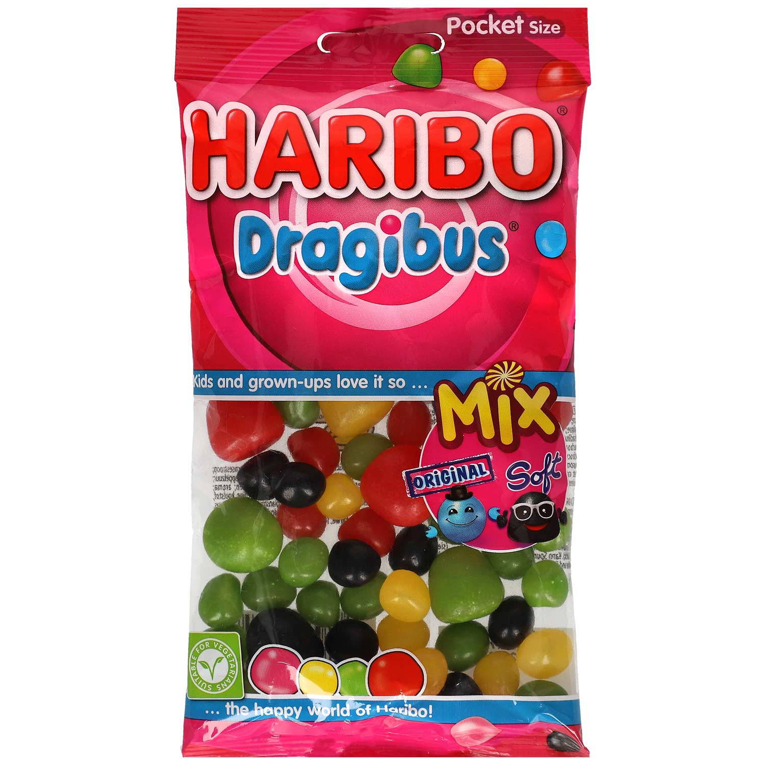 Haribo Dragibus Soft Mix 130g