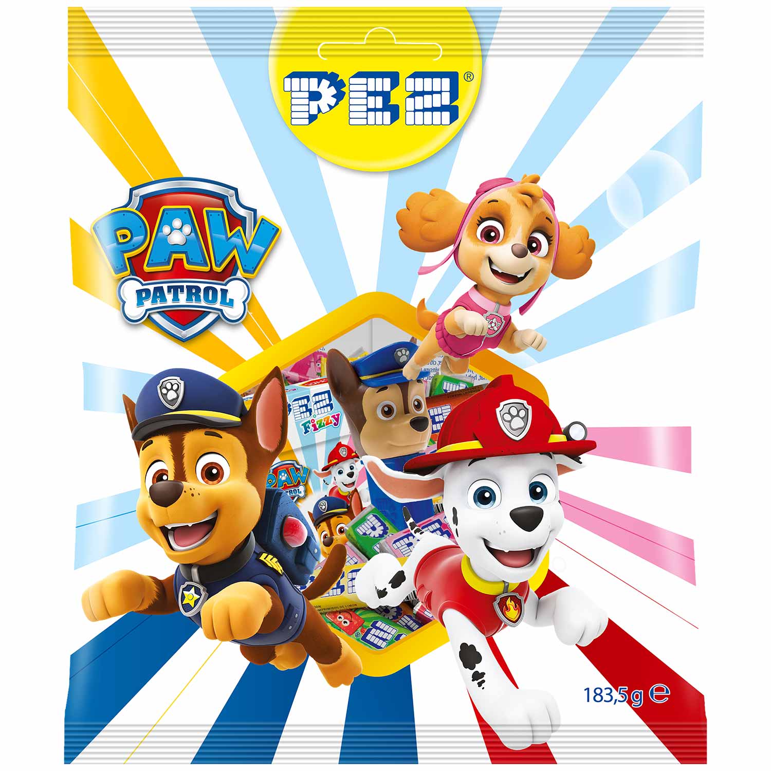 PEZ Paw Patrol Maxi Bag 183,5g