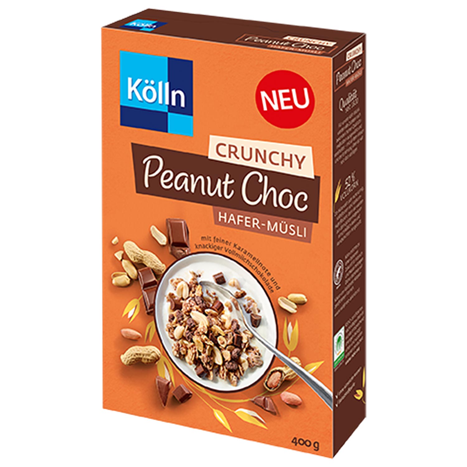 Kölln Crunchy Peanut Choc Hafer-Müsli 400g