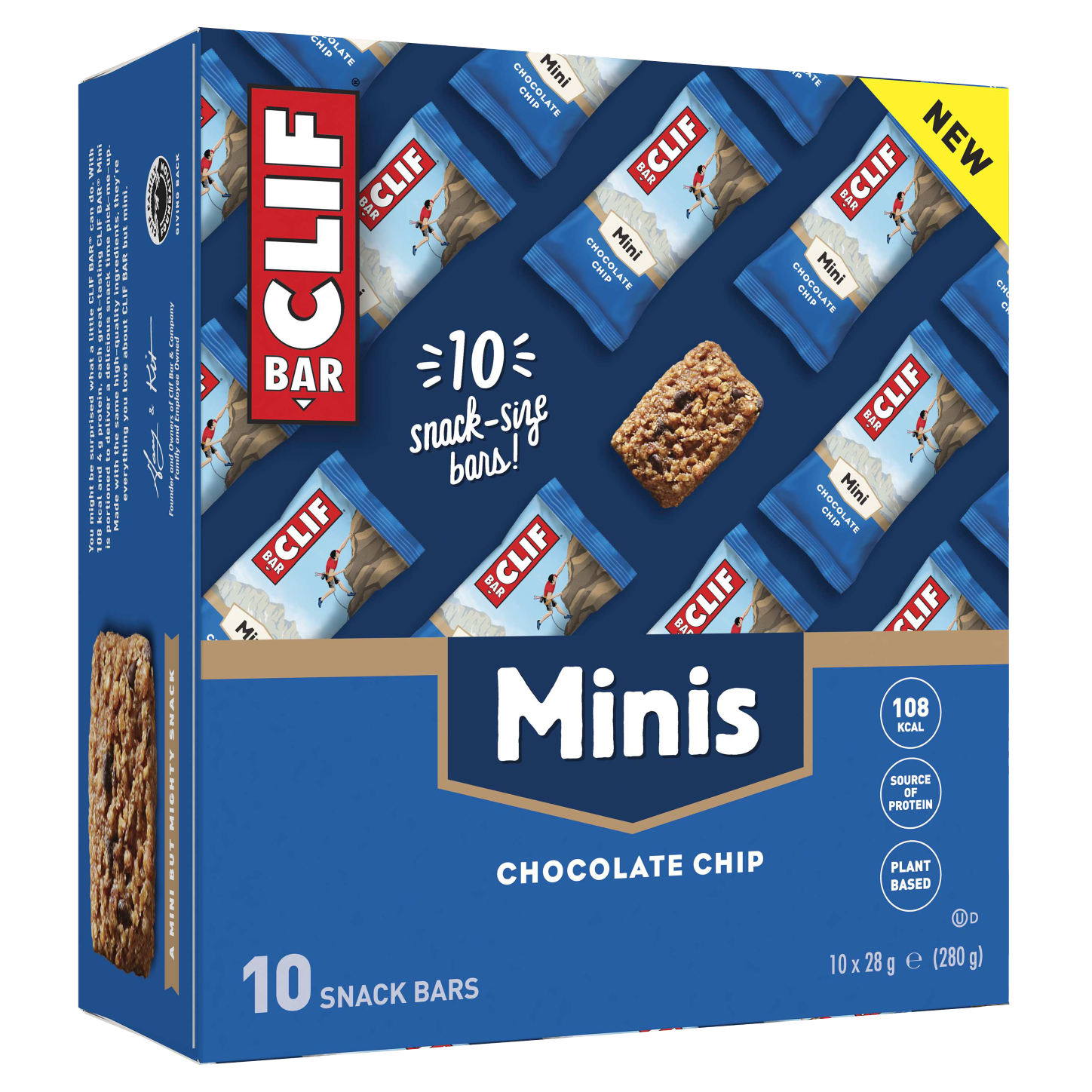 Clif Bar Energy Bar Chocolate Chip Minis 10x28g