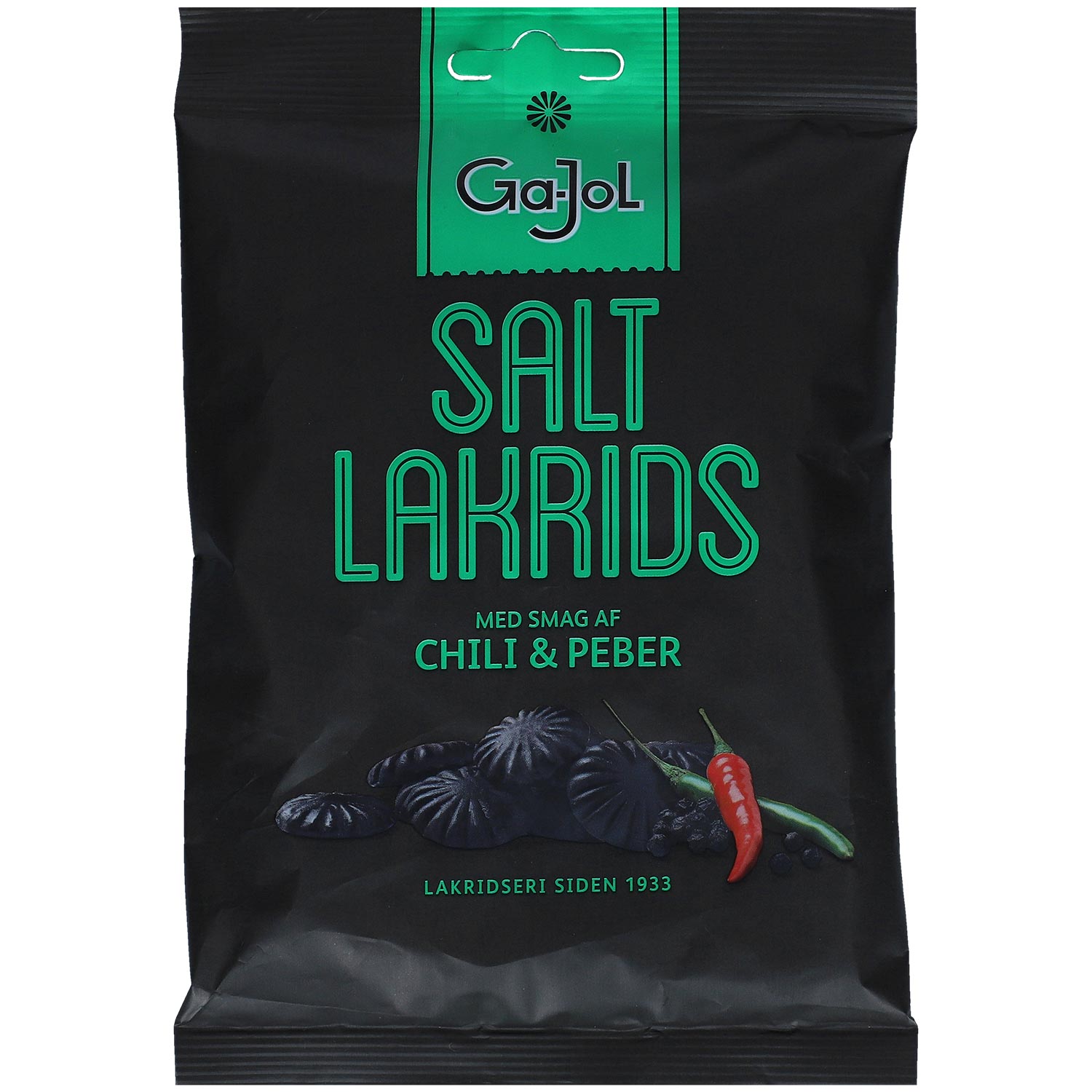Ga-Jol Salt Lakrids Chili & Peber 140g