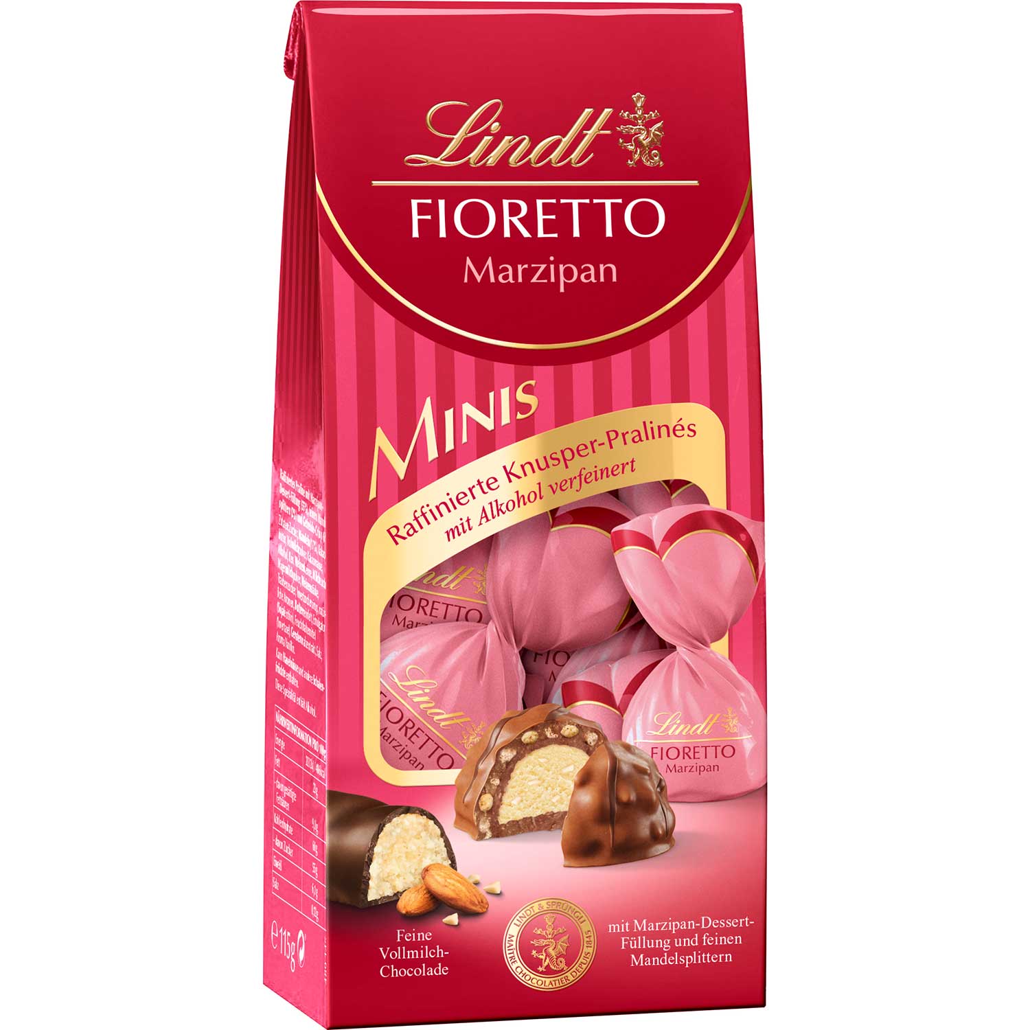 Lindt Fioretto Marzipan Minis 115g