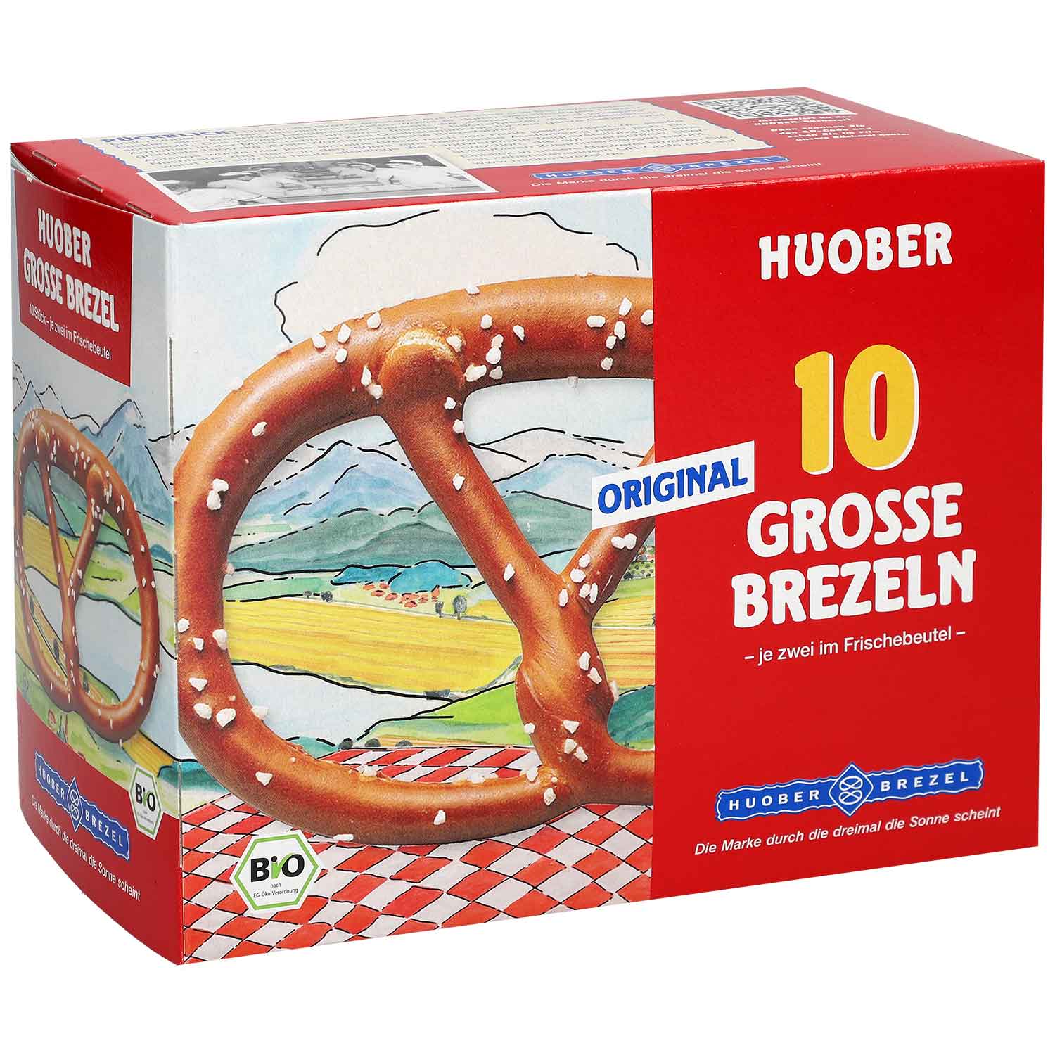 Huober Brezel Grosse Brezeln Bio 5x2er