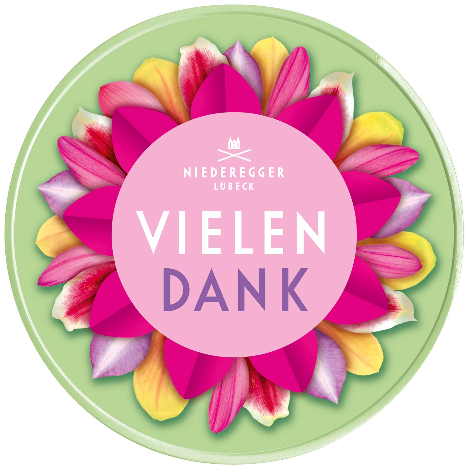 Niederegger Marzipan Torte 'Vielen Dank' 75g