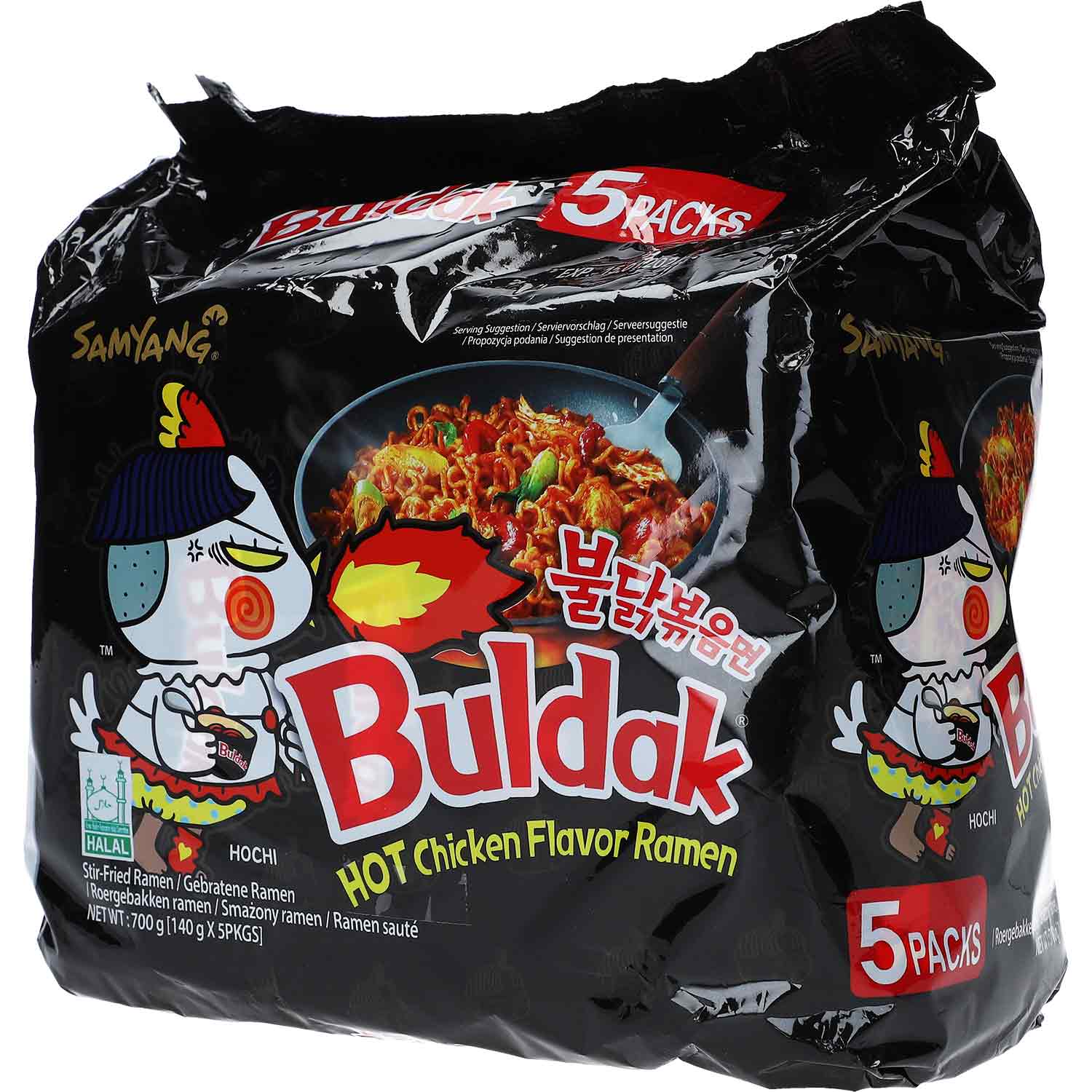 Samyang Buldak Ramen Hot Chicken Original 5x140g