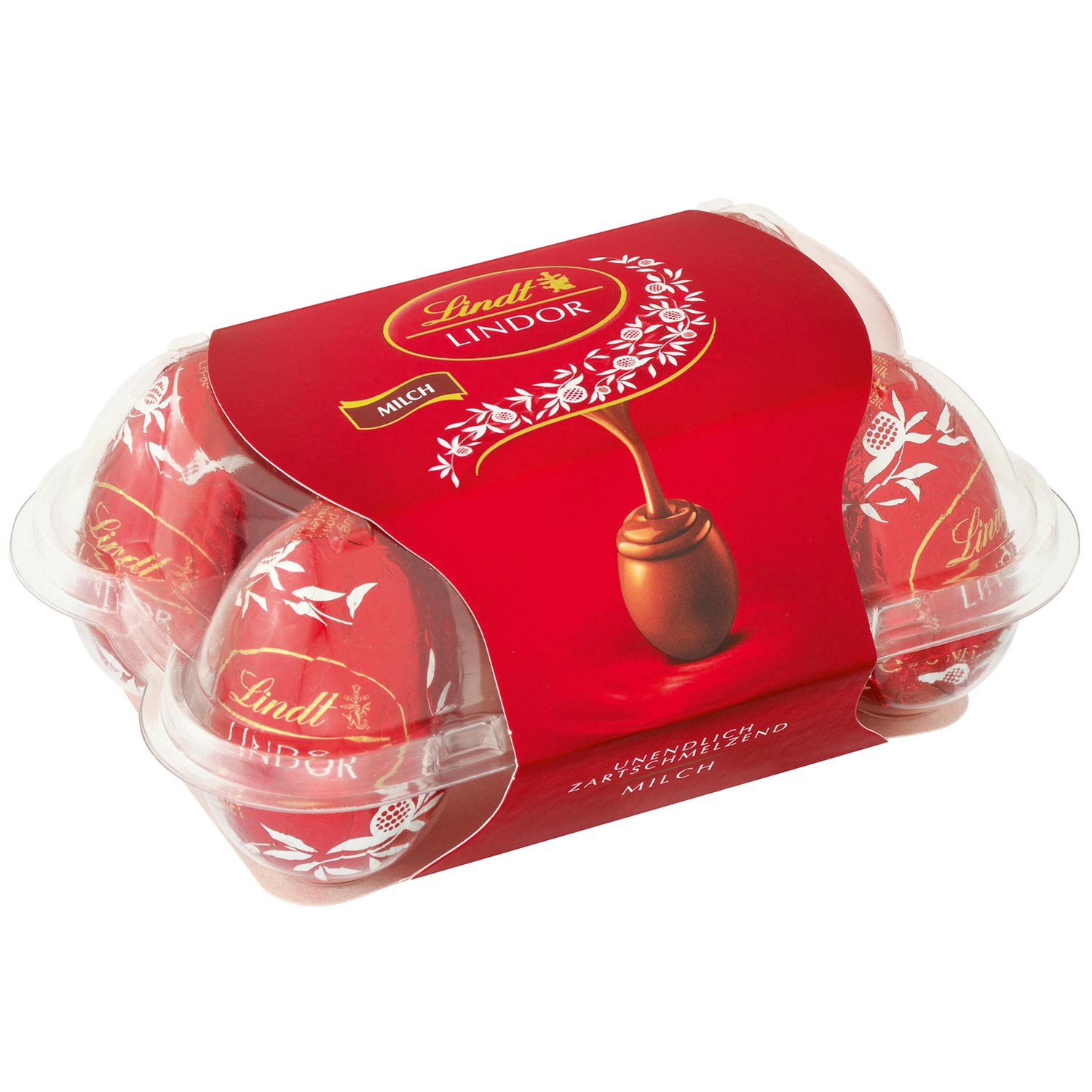 Lindt Lindor Vollmilch Eierkarton 168g