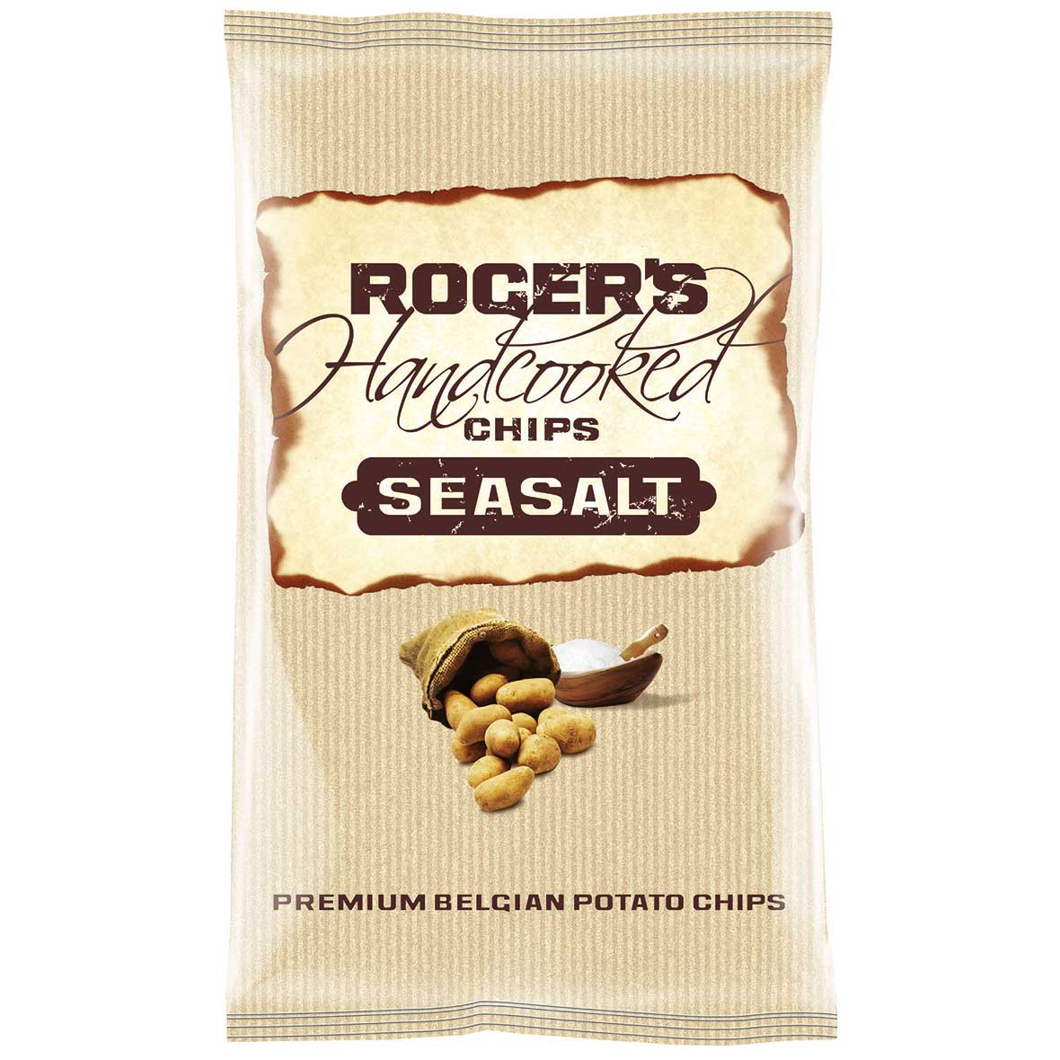 Roger's Handcooked Chips Seasalt 150g