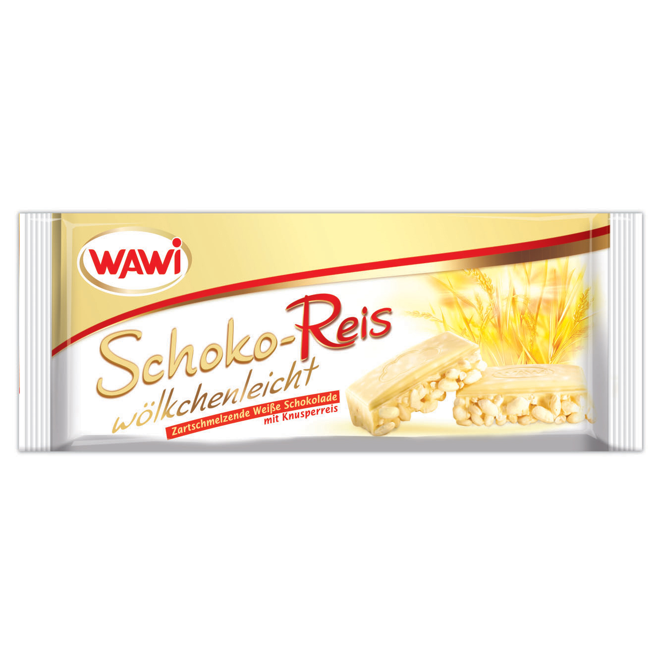 Wawi Schoko-Reis wölkchenleicht Weiße Schokolade 40g