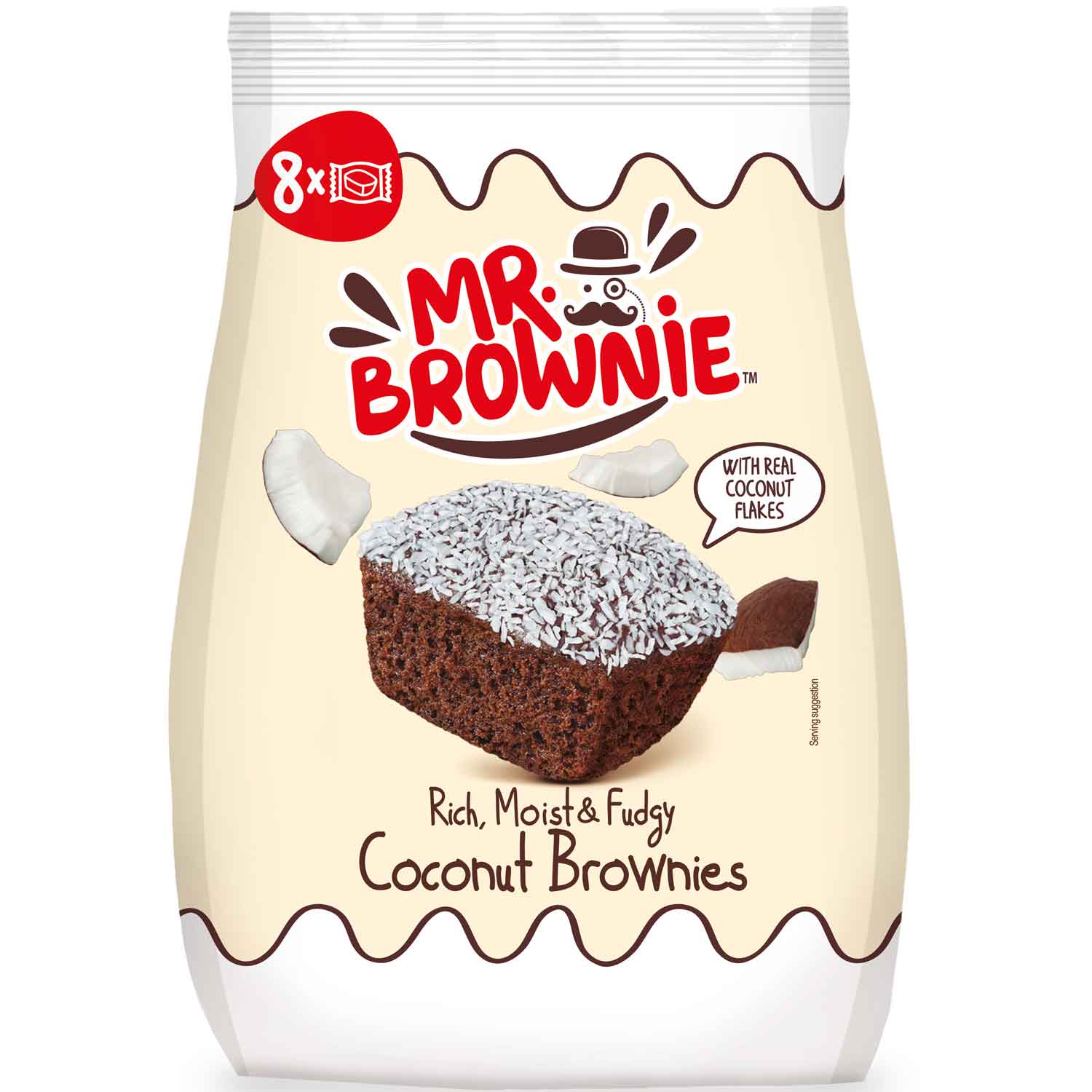 Mr. Brownie Coconut Brownies 200g