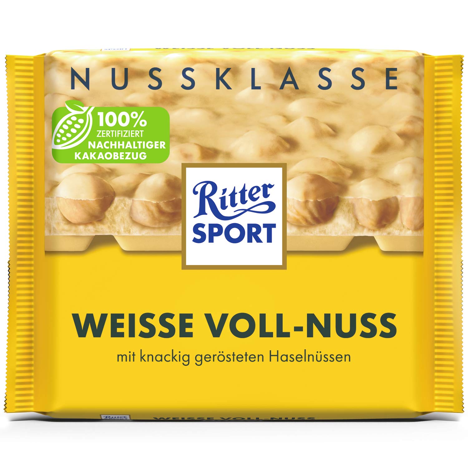 Ritter Sport Nuss-Klasse Weisse Voll-Nuss 100g