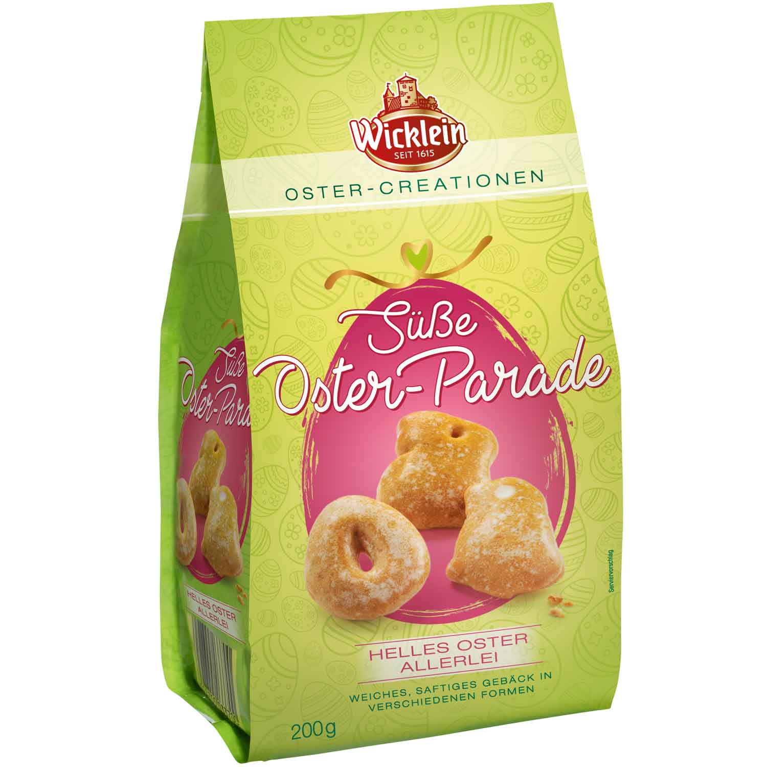 Wicklein Süße Oster-Parade Helles Oster-Allerlei glasiert 200g