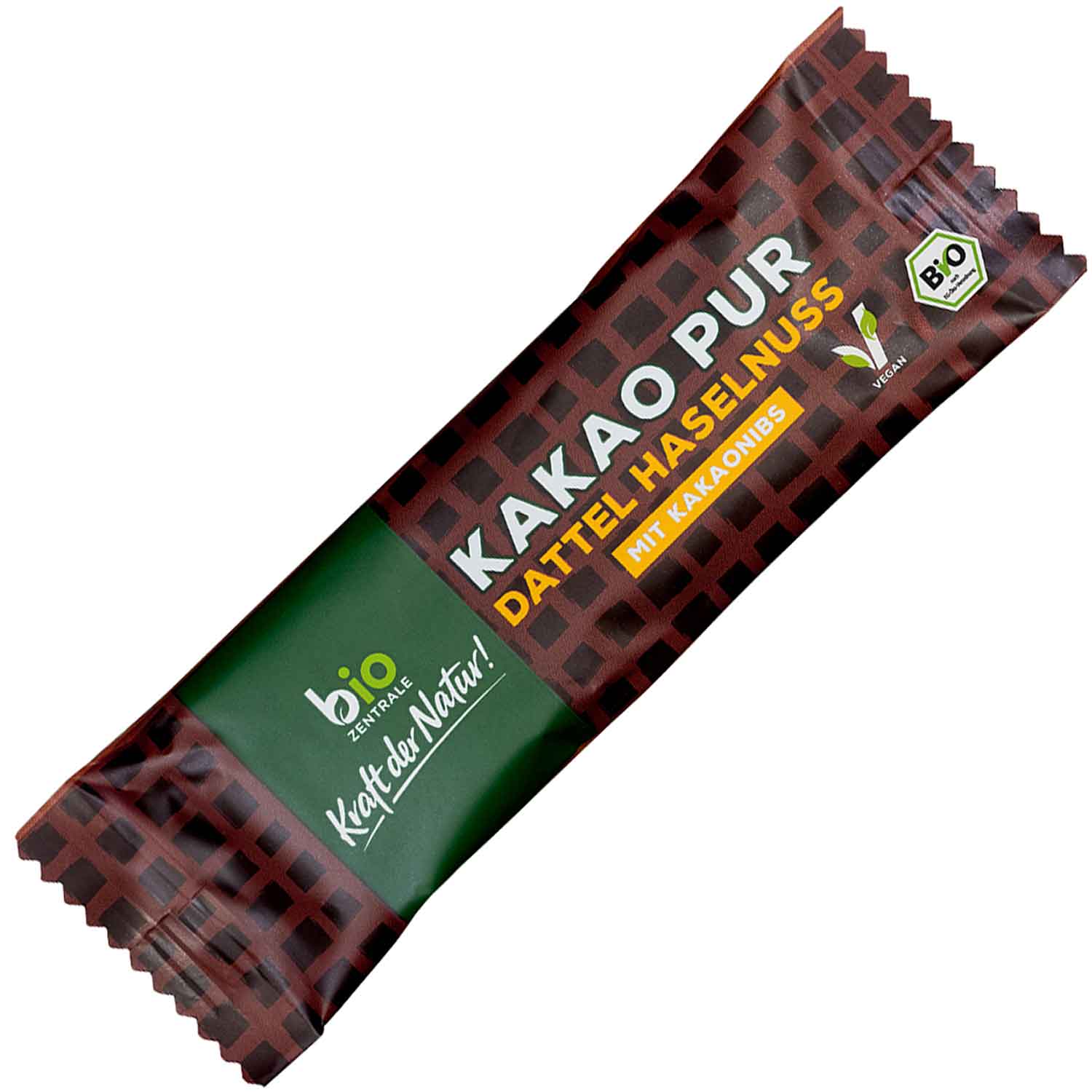 bio Zentrale Kakao Pur Dattel Haselnuss Riegel 35g